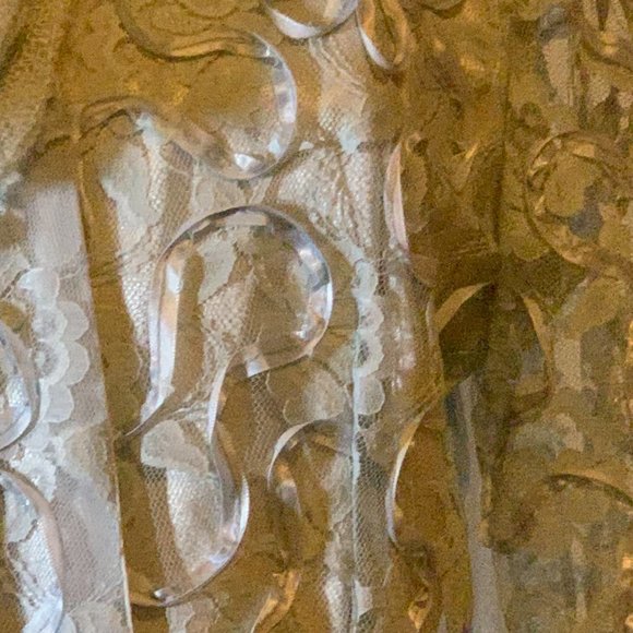 Jacket, elegant pale blue women, size L, with bow and frills. Must see - Picture 5 of 16